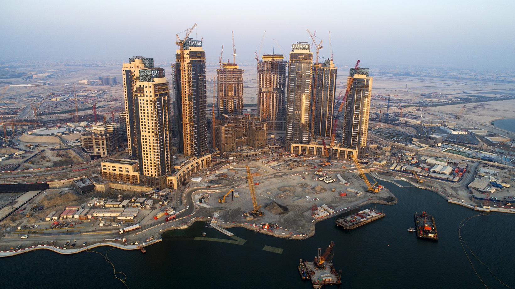 Dubai Creek Harbour development progress