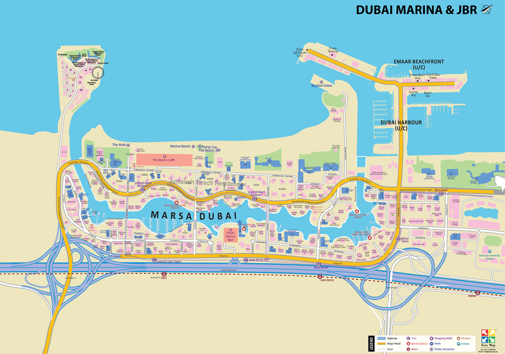 Dubai Marina zones and micro-locations